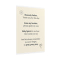 Brett’s Prayer Poster —  Inspirational Wall Art (Rolled Poster)