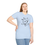 Holy Spirit T-Shirt — Minimalist Dove & Heart Line Art Tee