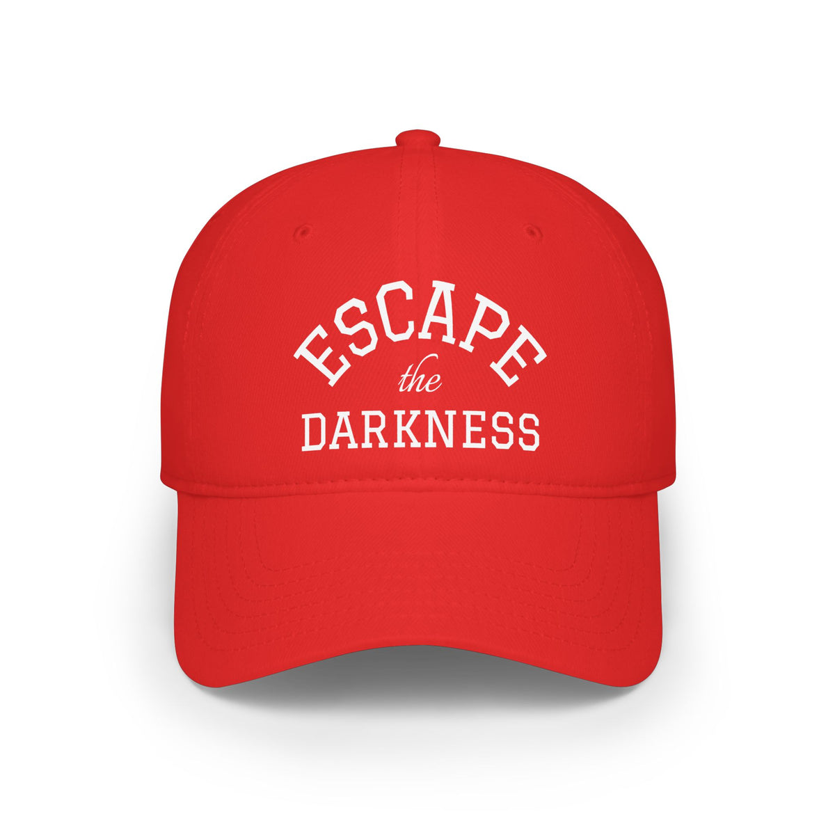 "Escape the Darkness" Embroidered  Low Profile Baseball Cap