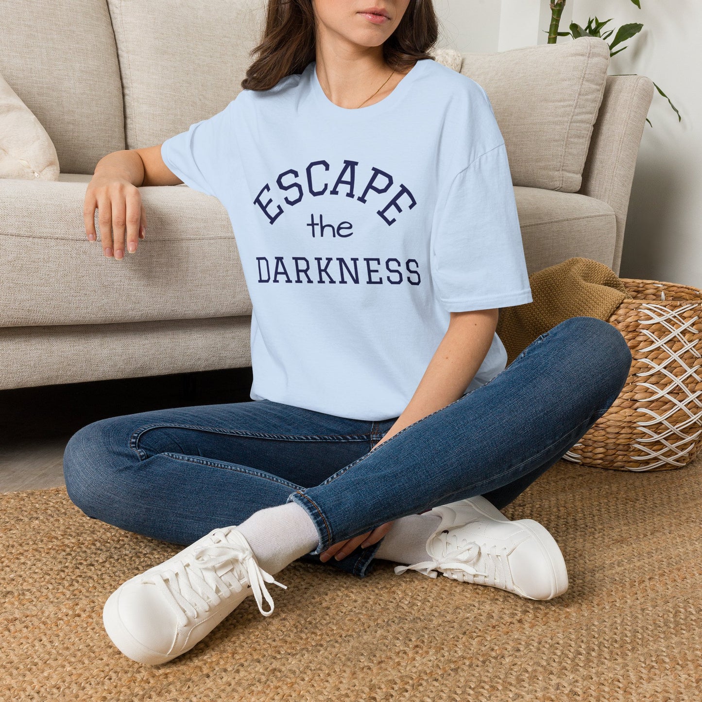 Escape the Darkness / The Light Has Come T‑Shirt — Inspirational  Faith Tee