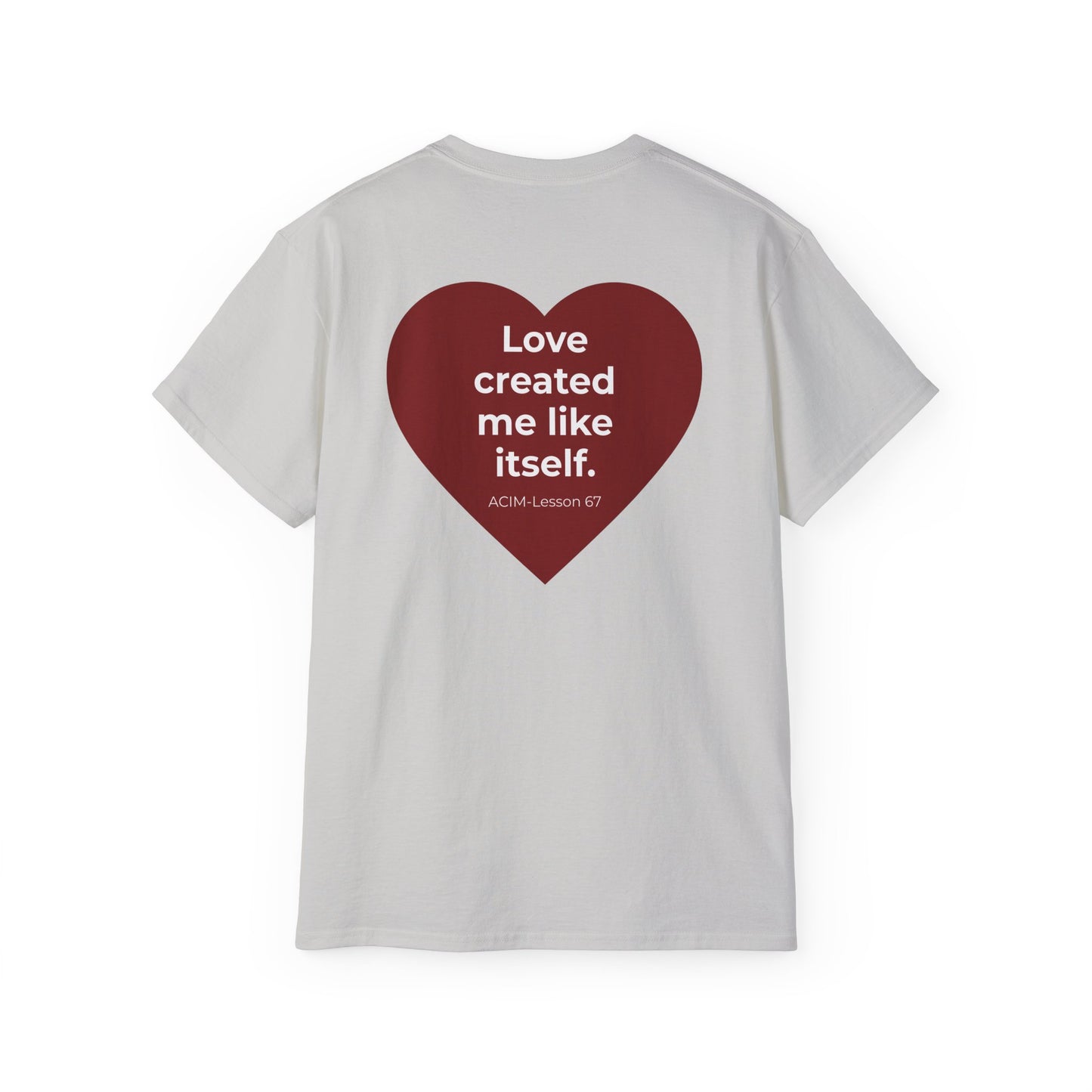 ACIM Lesson 67  —  Red Heart Graphic Tee