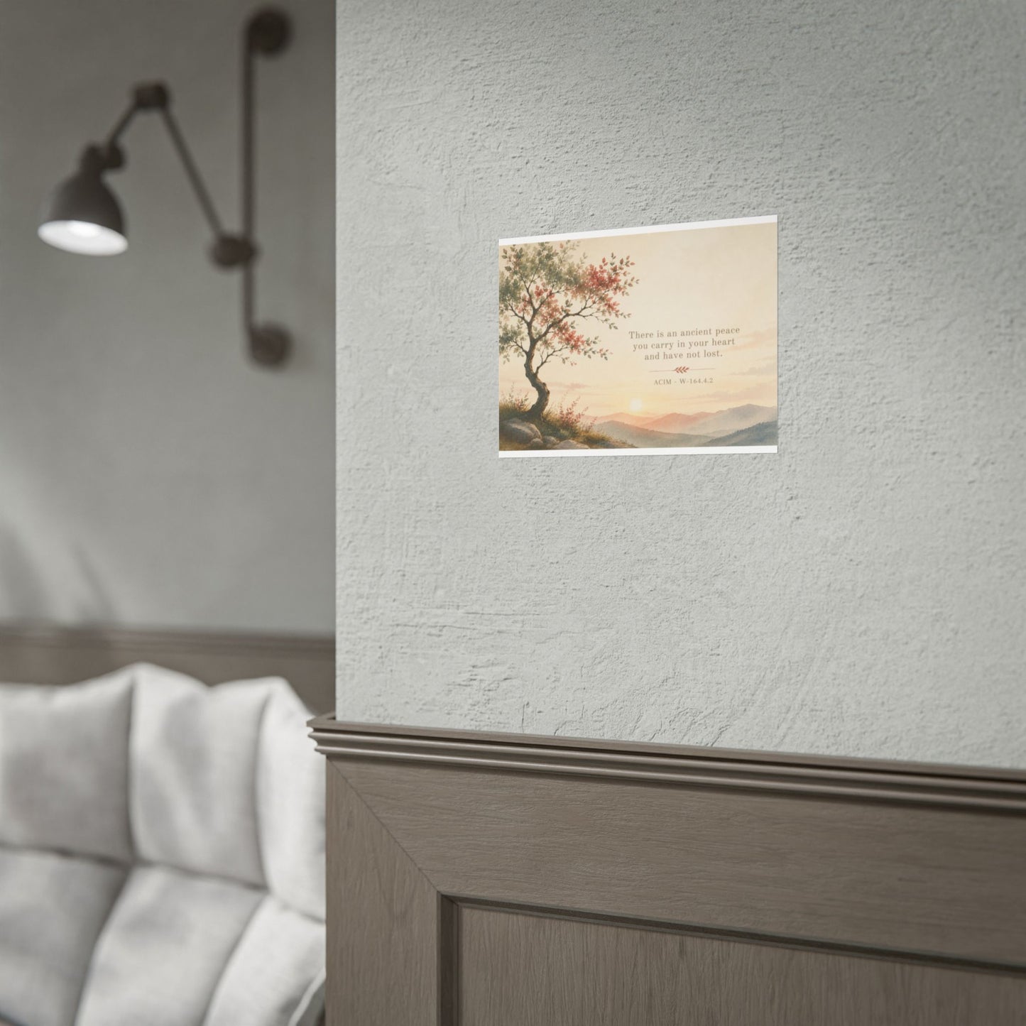 "There is an ancient peace..."   - ACIM Inspirational Wall Art (Rolled Poster)