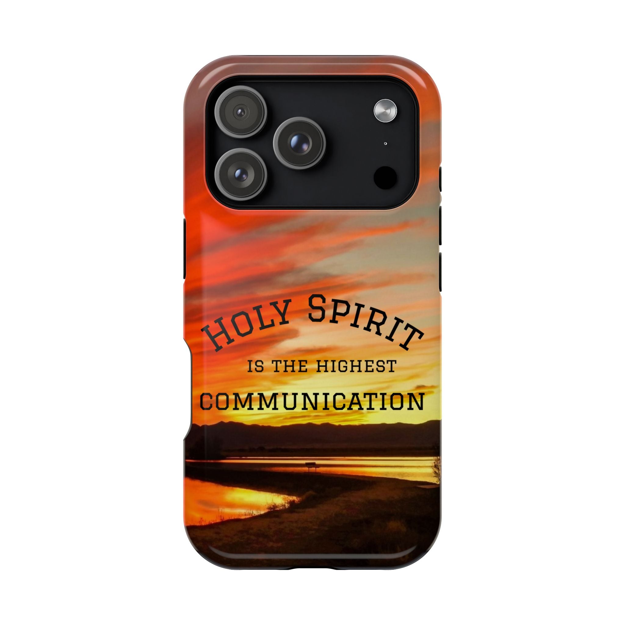 Holy Spirit Quote Magnetic Impact Phone Case — "The Holy Spirit is the highest communication"