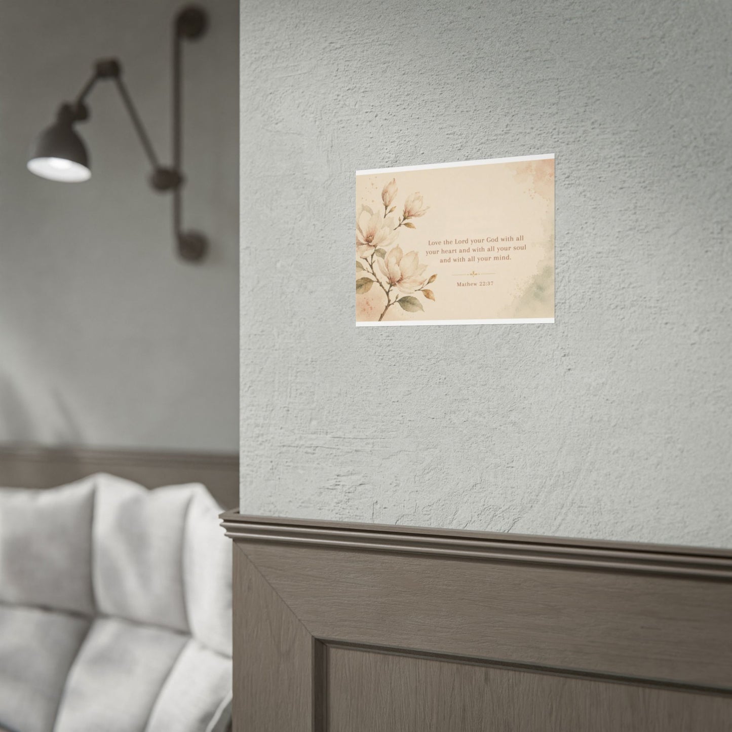 Love the Lord your God. - - Inspirational Wall Art (Rolled Poster)