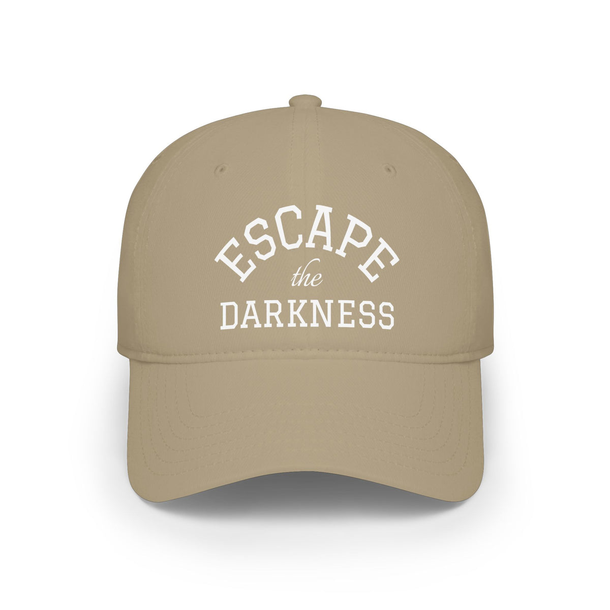 "Escape the Darkness" Embroidered  Low Profile Baseball Cap