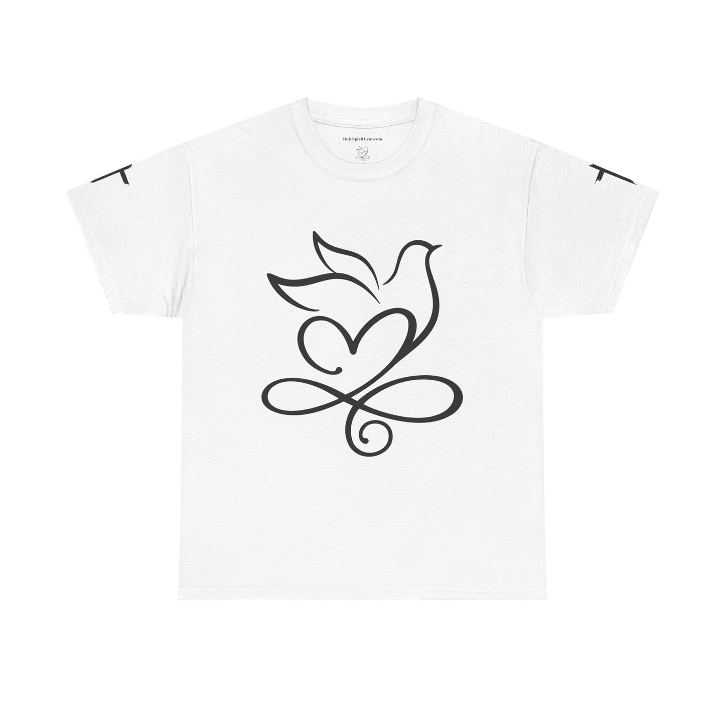 Angel Wings Memorial Tee — "Never Travel Faster Than Your Guardian Angel Can Fly"