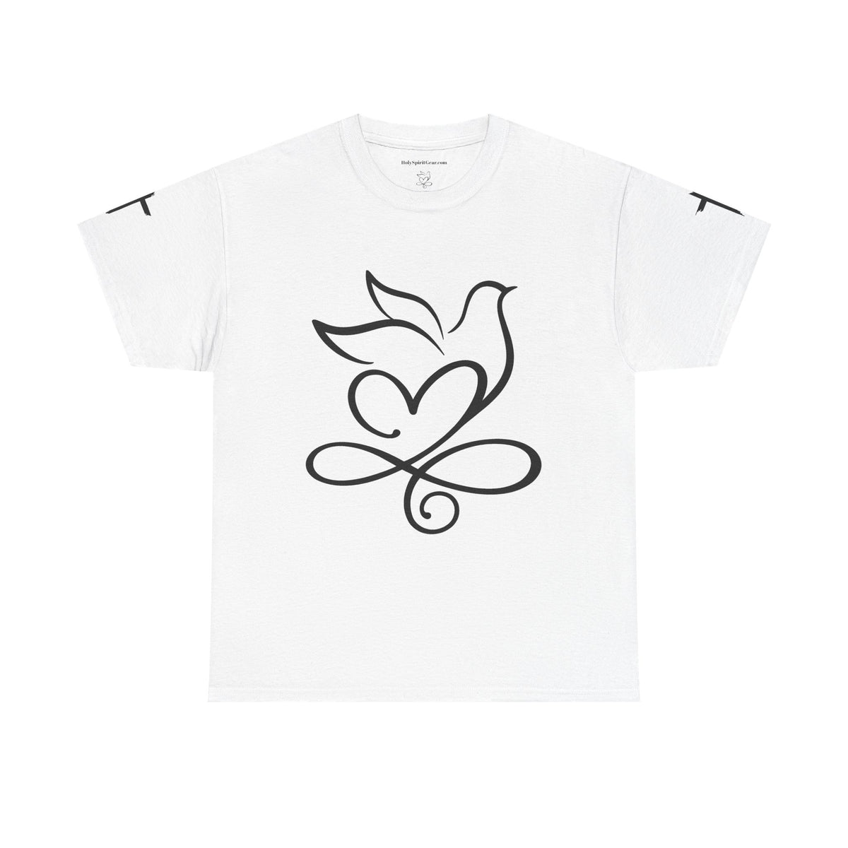 Angel Wings Memorial Tee — "Never Travel Faster Than Your Guardian Angel Can Fly"