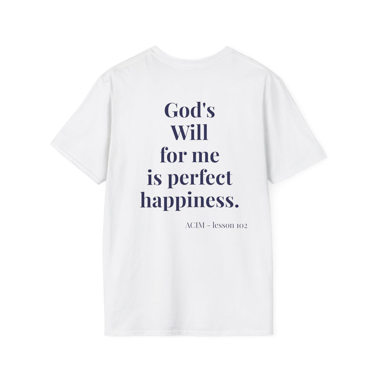 ACIM Lesson 101 — Minimalist Vintage Tee