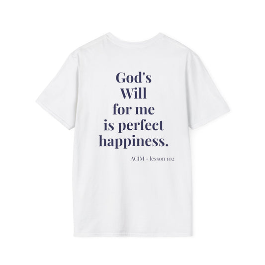 ACIM Lesson 101 — Minimalist Vintage Tee