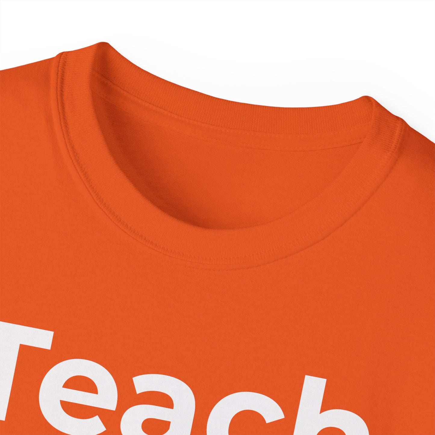 Teacher Heart T‑Shirt — "Teach Only" Red Heart Graphic Tee (Do Everything in Love)