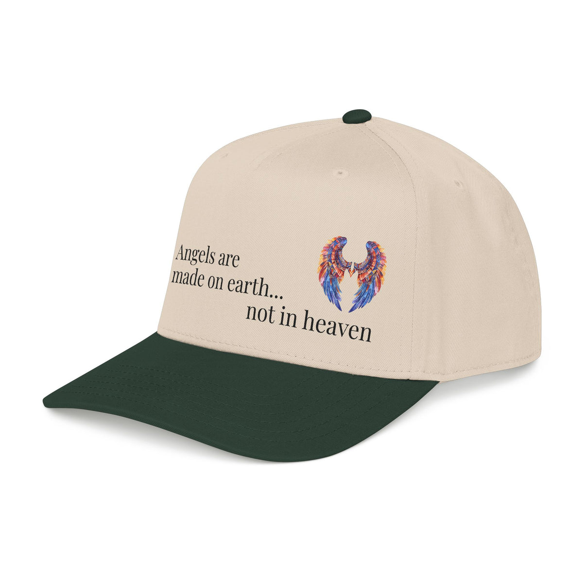 Angel Baseball Cap —  Angels are made on earth...not in heaven
