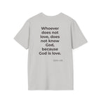 Teach Only Love T-Shirt — Big Red Heart  Tee
