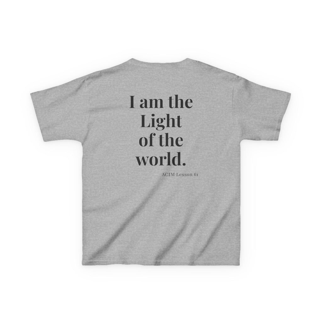 ACIM Lesson 61  Kid's Tee — "I am the Light of the world."