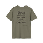 Teach Only Love T-Shirt — Big Red Heart  Tee
