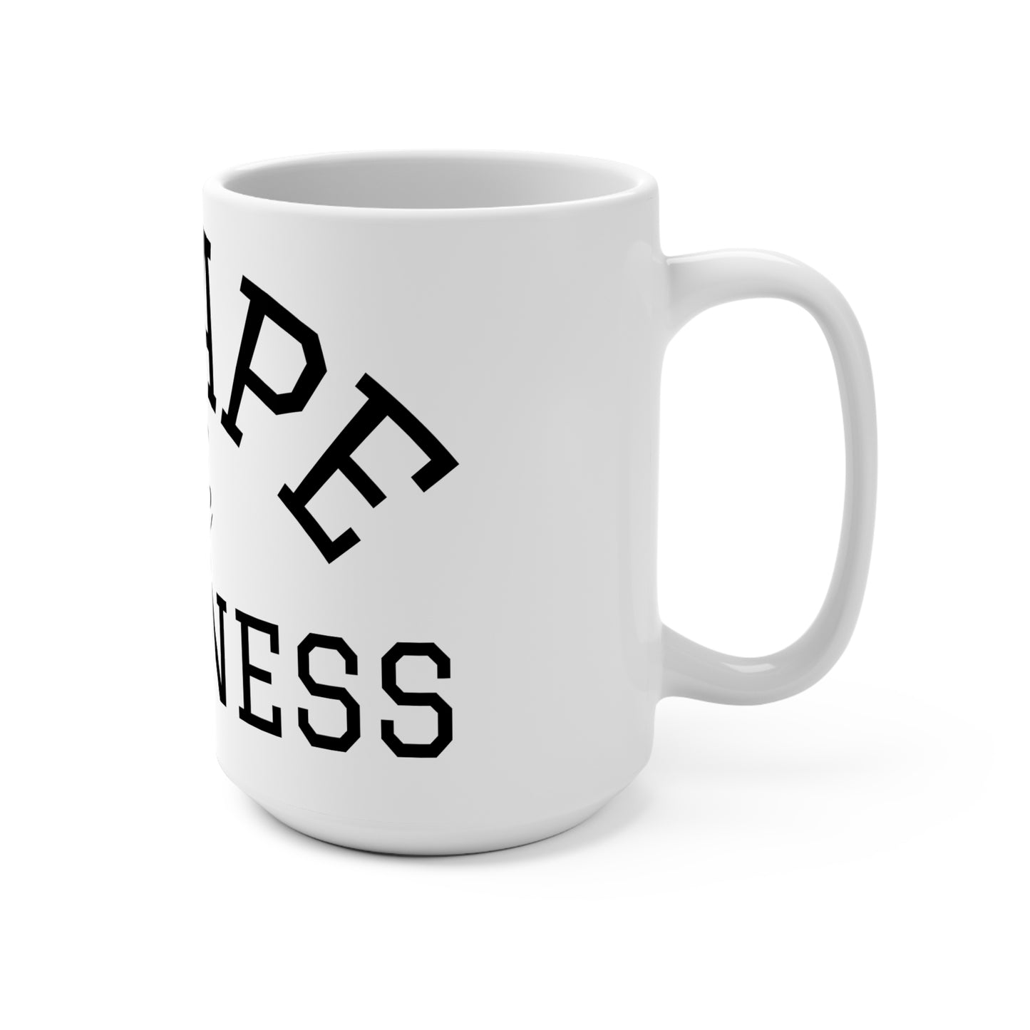 Escape the Darkness 15oz Ceramic Mug — Inspirational Coffee Cup