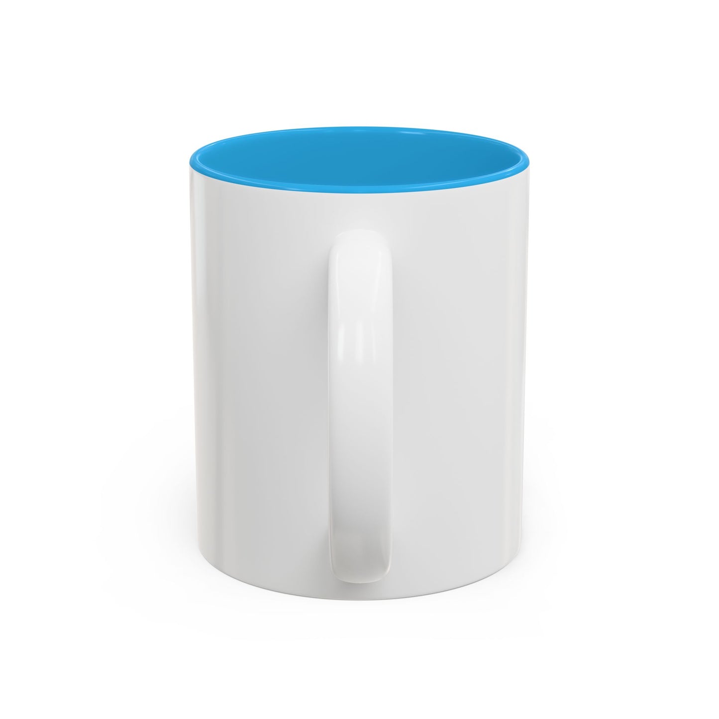 Mug — "Let Me Forgive And Be Happy" Inspirational Two-Tone Coffee Mug