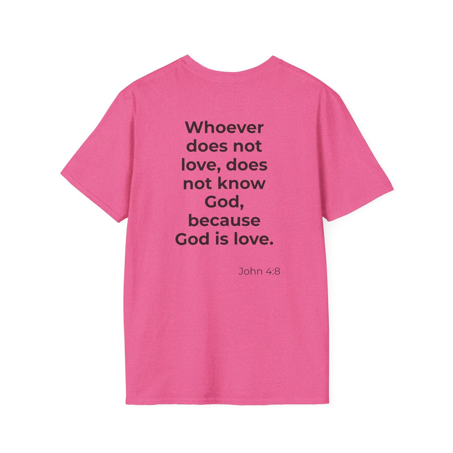 Teach Only Love T-Shirt — Big Red Heart  Tee