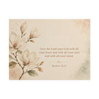 Love the Lord your God. - - Inspirational Wall Art (Rolled Poster)