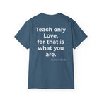 Teach Only Love T‑Shirt —  Red Heart Graphic Tee