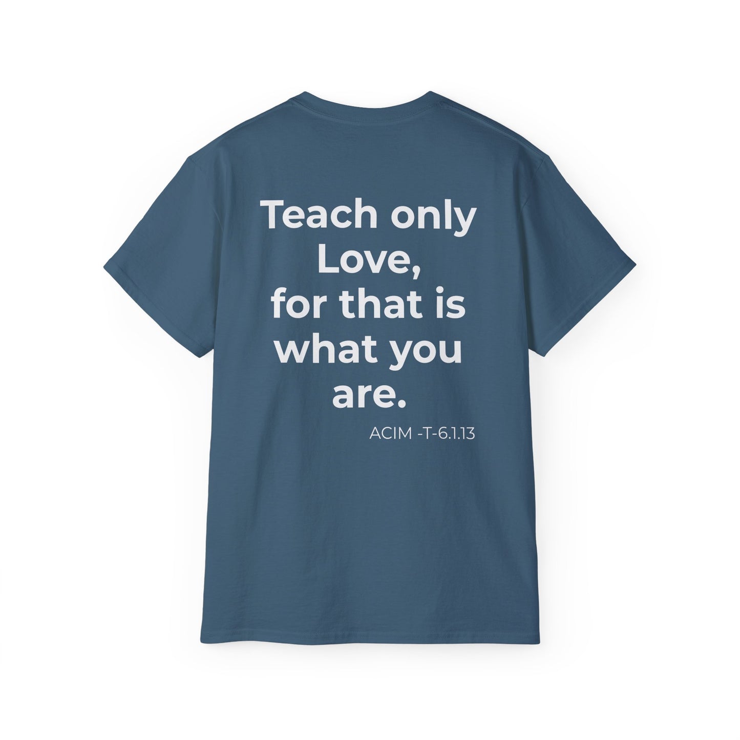 Teach Only Love T‑Shirt —  Red Heart Graphic Tee