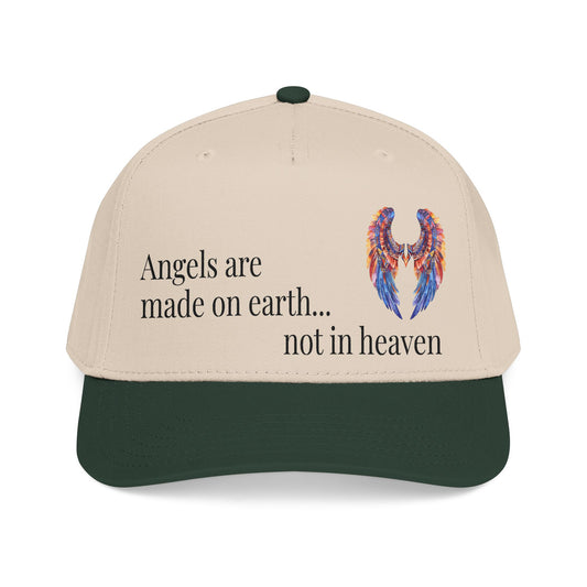 Angel Baseball Cap —  Angels are made on earth...not in heaven